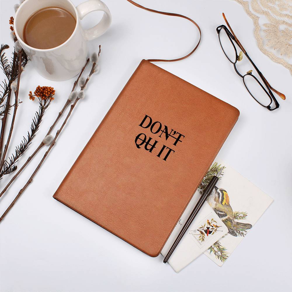 Motivational Leather Journal